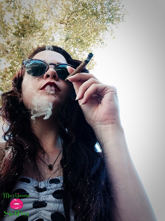 Alexandria Bruton Selfie No. 365 - VOTE for this Marijuana Selfie!